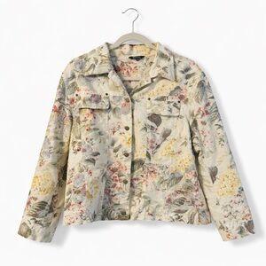 Floral Women's Jean Jacket